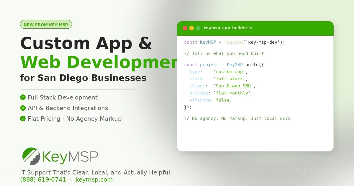 Custom App & Web Development Services for San Diego Businesses
