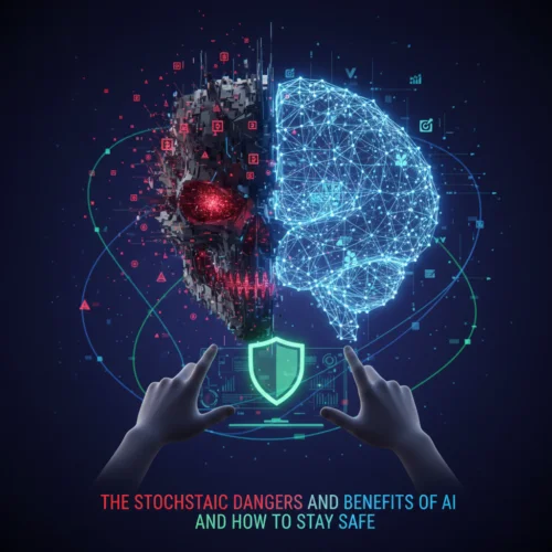 Scary AI Picture With Hands framing shield.